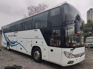 Één en Halve Dek Gebruikte YUTONG-Busbus, de Gebruikte van het Diesel Nieuwe Banden Busluchtkussen