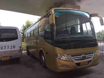 52 de Bussen Gele Voordieselmotor van zetels 2012 Gebruikte Yutong Verlaten het Sturen ZK6112