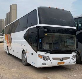 Witte ZK6127 Gebruikte Yutong vervoert/Diesel gebruikte Busbussen Over lange afstand per bus
