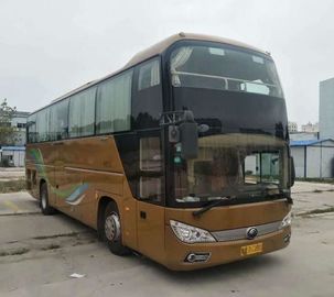 54 zetels 2014 Één en Halve Dek Gebruikte Diesel Bus, de Busbussen van Luchtkussenyutong