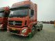 Vrachtwagen 7560×2500×3030mm van de Dongfeng EURO V Gebruikte Tractor LNG/CNG-Brandstoftype